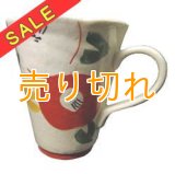 SALE マグカップ　赤絵京椿　[美濃焼]