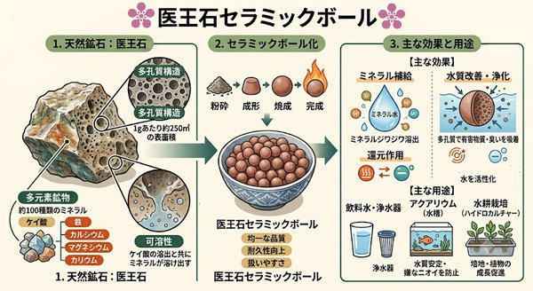 医王石セラミックボールとは