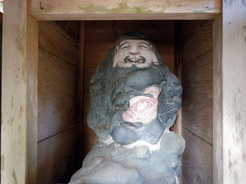 八坂神社 日本一の自然石 恵比須