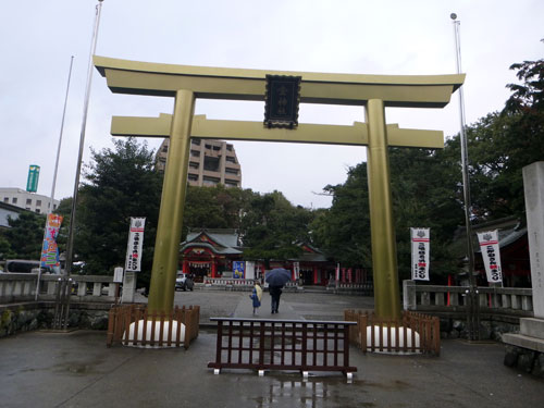 おもかる石　金神社(岐阜県　岐阜市)