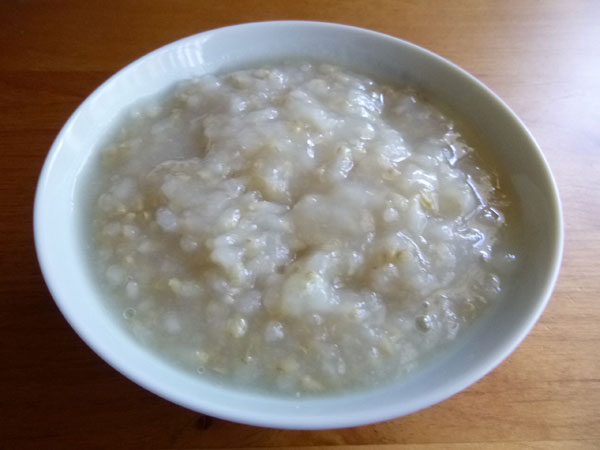 玄米鉱泉粥(温泉粥)