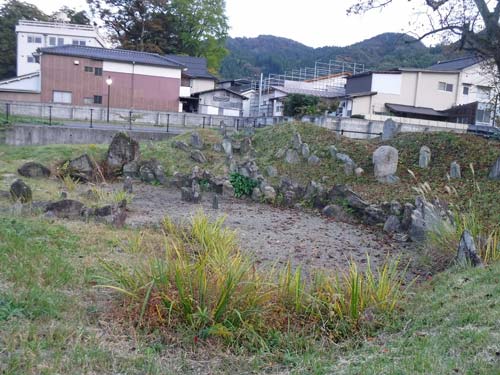 三朝温泉　旧永楽庵庭園(山楽庭)　全景