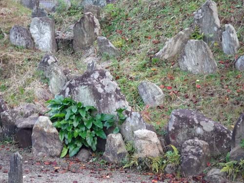 三朝温泉　旧永楽庵庭園(山楽庭)　枯山水