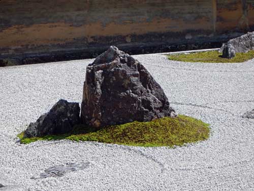 龍安寺　石庭　石島