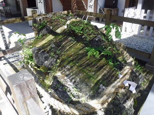 武田神社 さざれ石