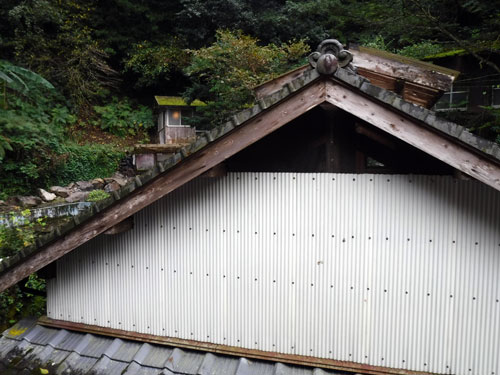 湯川内温泉の部屋からの眺め