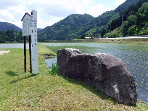 銭星岩(岡山県苫田郡鏡野町)